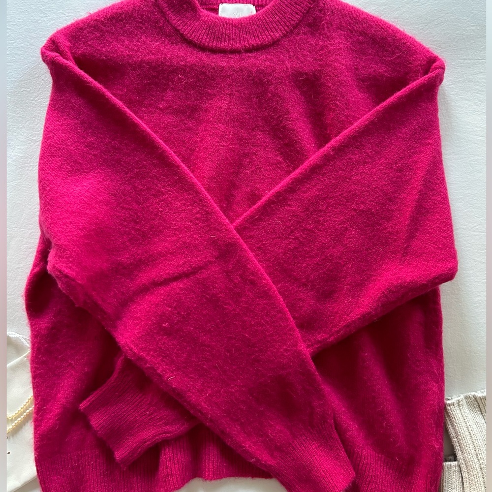 H&M Raspberry Sweater - image 2